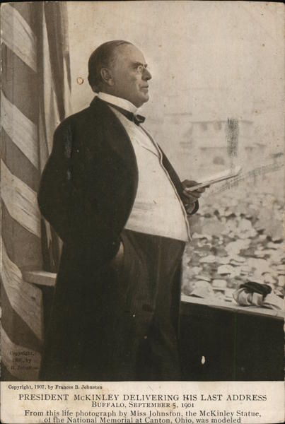 President McKinley Delivering His Last Address Presidents