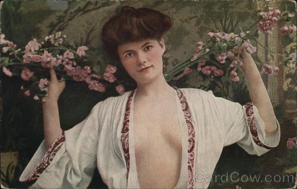 Woman in Kimono Risque & Nude