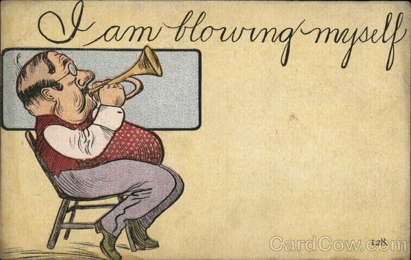 I am blowing myself Comic, Funny