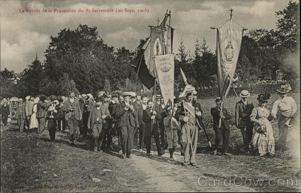 1908 The Return of the Procession of the Blessed Sacrament