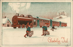 Christmas Elves and Train Christmas Elves and Train