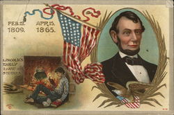 Lincoln's Early Law Studies Presidents Postcard Postcard