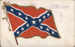 Confederate Battle Flag Flags Postcard Postcard