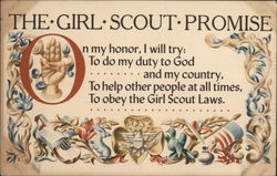 The Girl Scout Promise Girl Scouts Postcard Postcard