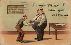 I Don't Think I Can Get Around Fat People Postcard Postcard