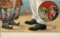 Footwear of nations - Turkey Shoes Postcard Postcard