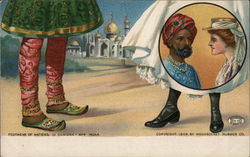 Footwear of nations - India Postcard