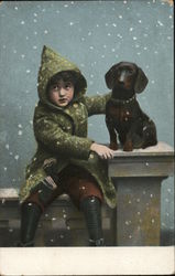 Child and Dog Child and Dog