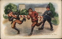 A Jolly Halloween to You Postcard