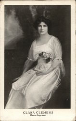 Clara Clemens, Mezzo Soprano Postcard