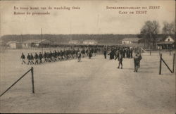 Soldiers at POW Camp Zeist Postcard