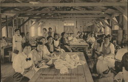 Women's Sewing Room - Dutch Internment Camp Zeist, Netherlands World War I Postcard Postcard Postcard