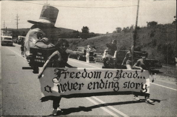 Dover Library Prize Winning Float, Dover Day 1986 Dover Plains New York
