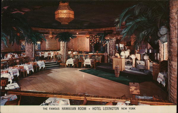 Hawaiian Room, Hotel Lexington New York