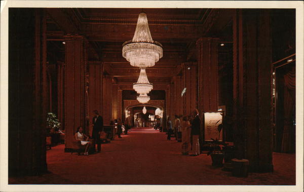 Main Lobby, The Fairmont Hotel New Orleans Louisiana