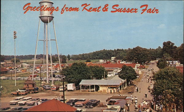 Greetings From Kent & Sussex Fair, Concession mArea Harrington Delaware