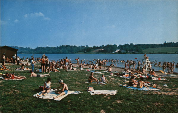 Lake Logan Bathing Beach Ohio
