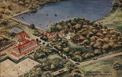 Greetings From Edgewood Inn Livingston Manor, NY Postcard Postcard Postcard