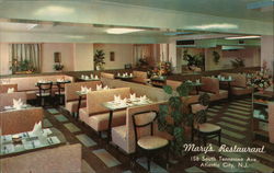 Mary's Restaurant Atlantic City, NJ Postcard Postcard Postcard