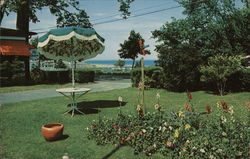 Colorful Gardens at The Graham on Shore Road Ogunquit, ME Postcard Postcard Postcard