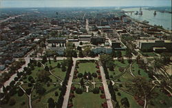 South View From Louisiana Capitol Baton Rouge, LA Postcard Postcard 