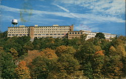 St. Pius X Seminary at the Top of Atonement Mountain in Early Autumn Postcard