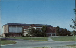 The Alumni Memorial Gymnasium and Indoor Field House, University of Maine Postcard