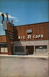 Big R Cafe Powers, MI Postcard Postcard 