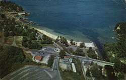 Aerial View of Lake Winnipesaukee Weirs Beach, NH Postcard Postcard Postcard