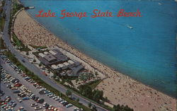 Lake George State Beach New York Postcard Postcard Postcard