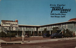 Civic Center TraveLodge Postcard