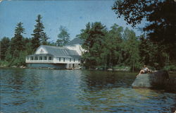 The Casino, Lake Sunapee New Hampshire Postcard Postcard Postcard