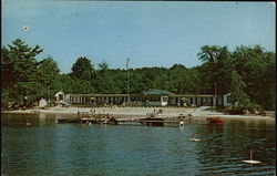 Cabana Beach Club Poland, ME Postcard Postcard Postcard