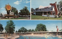 Aloha Motor Lodge & Restaurant Postcard
