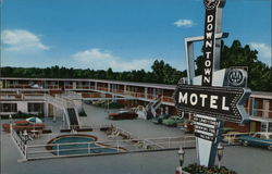 Downtown Motel Postcard