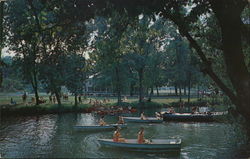 Boating at Sunnybrook Postcard