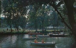 Boating at Sunnybrook Catskill, NY Postcard Postcard Postcard