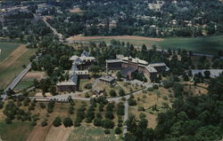 Air View of St. Francis Health Resort, Denville, N.J. Postcard
