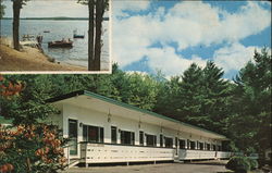 Twin Lantern Motel Laconia, NH Postcard Postcard Postcard