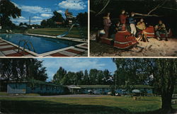 Cobossee Motel and Snow Ranch East Winthrop, ME Postcard Postcard Postcard