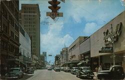 Main Street, Looking South Jacksonville, FL Postcard Postcard Postcard