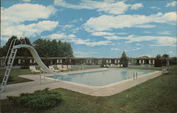 Whispering Winds Motel Postcard