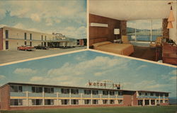 HUNTINGDON MOTOR INN Postcard