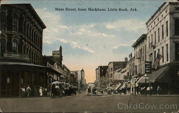 Main Street from Markham Little Rock Arkansas