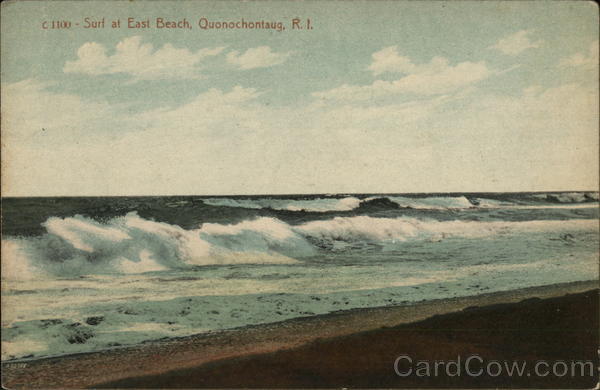 Surf at East Beach Quonochontaug Rhode Island