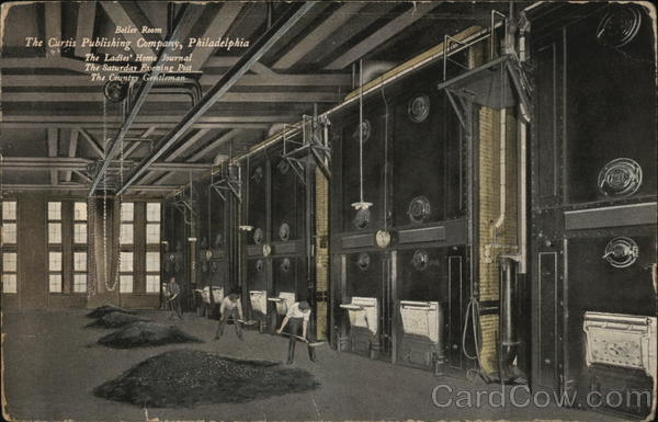 Boiler Room, Curtis Publishing Co. Philadelphia Pennsylvania