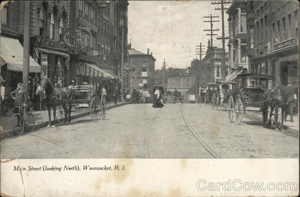 Main Street (Looking North) Woonsocket Rhode Island
