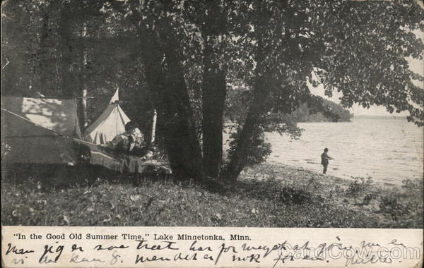 In the Good Old Summer Time Lake Minnetonka Minnesota