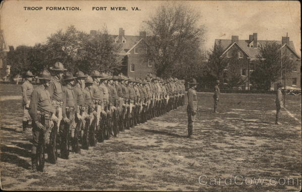 Troop Formation Fort Myer Virginia