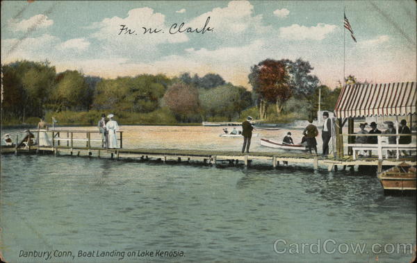 Boat Landing on Lake Kenosia Danbury Connecticut
